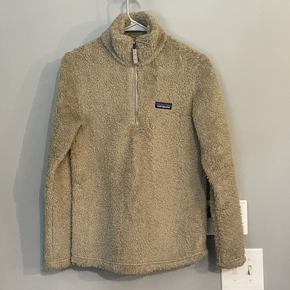 PATAGONIA Sweater High Pile Fleece 1/4 Zip Pullover Active Outdoors Size XS